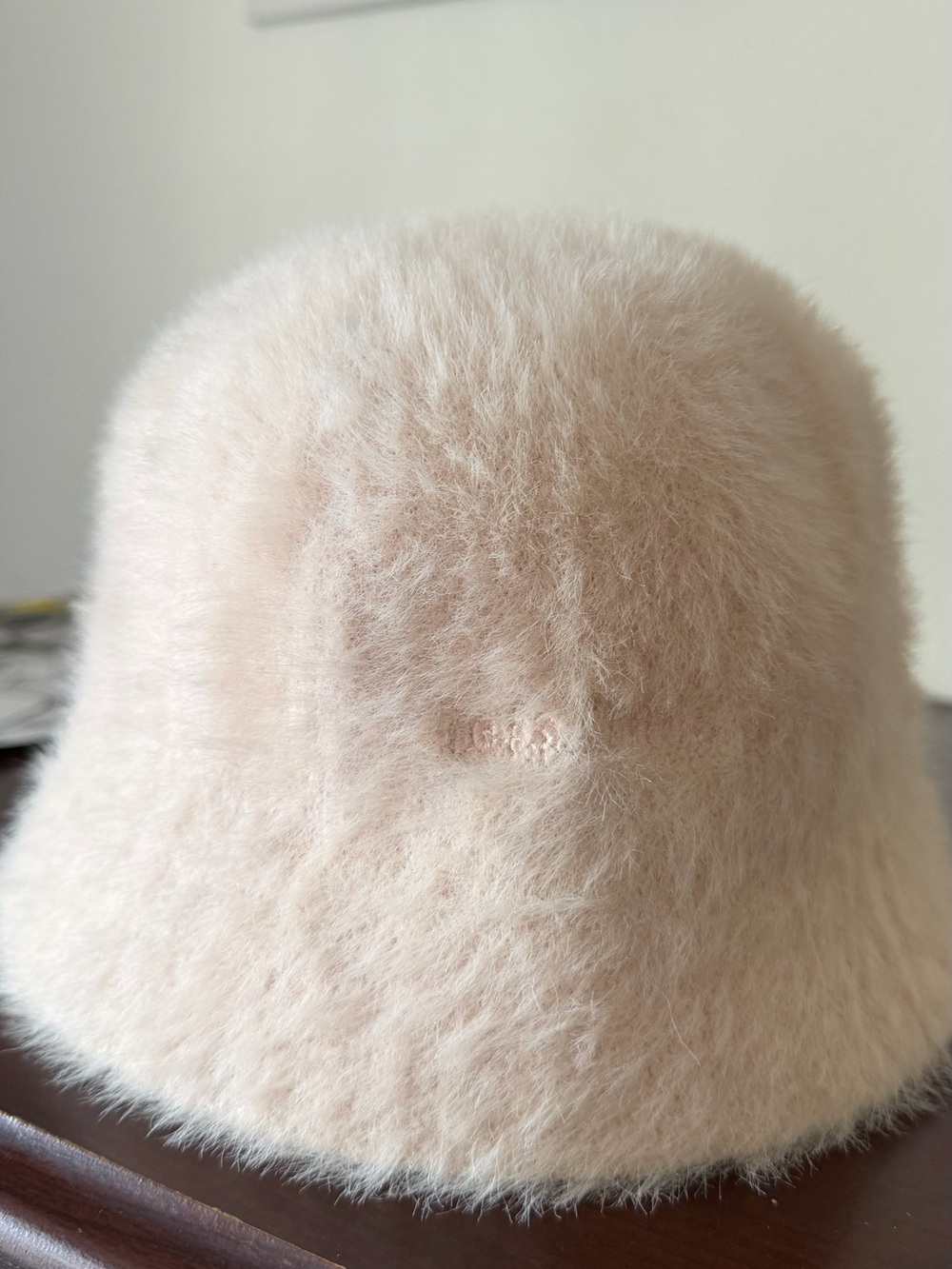 Urban Outfitters Plush Fuzzy Bucket Hat - Blush Pink